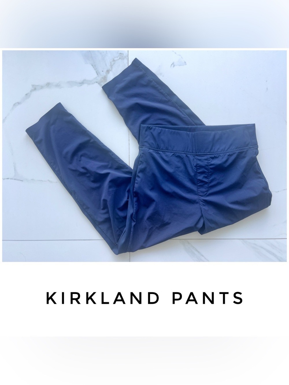 Kirkland pants size Small blue ankle
